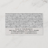 Wrench Hammer | Background der Mauer Visitenkarte (Rückseite)