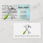 Wrench Hammer | Holzrahmen | GEBÄUDE Visitenkarte (Vorne/Hinten)