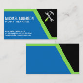 Wrench Hammer-Logo Visitenkarte (Vorne/Hinten)