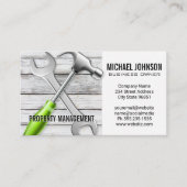 Wrench Hammer | Tischlerei Visitenkarte (Vorderseite)