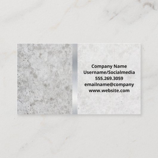 Wrench Icon | Hardhat Visitenkarte (Rückseite)