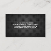 Wrench Icon | Perforated Mesh Visitenkarte (Rückseite)