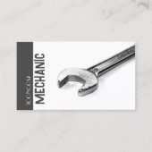 Wrench Mechanic Business Card Visitenkarte (Vorderseite)