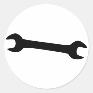 Wrench Runder Aufkleber
