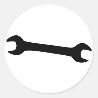 Wrench Runder Aufkleber