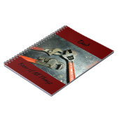 Wrenches Handyman Fixer aller Dinge Notizblock (Linke Seite)