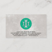 Wrenches | Mechanische Arbeiten am Motor Visitenkarte (Rückseite)