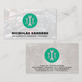 Wrenches | Mechanische Arbeiten am Motor Visitenkarte (Vorne/Hinten)