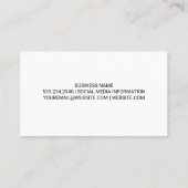 Wrenches | Tools auf Holztisch Visitenkarte (Rückseite)