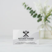 Wrenches | Wasserausstoß | Klempnerei Visitenkarte (Stehend Vorderseite)