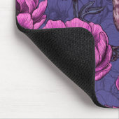 Wrens im Anemonengarten Mousepad (Ecke)