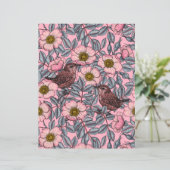 Wrens in den Rose (Stehend Vorderseite)