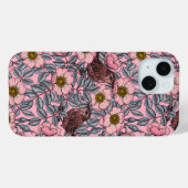 Wrens in den Rose Case-Mate iPhone Hülle (Rückseite (Horizontal))