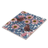 Wrens in den Rose Fliese (Seite)