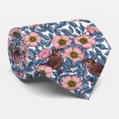 Wrens in den Rose Krawatte (Gerollt)