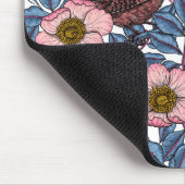 Wrens in den Rose Mousepad (Ecke)