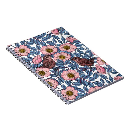 Wrens in den Rose Notizblock (Rechte Seite)