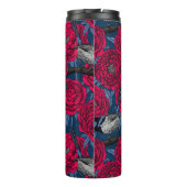 Wrens in der roten Pfennigfuchtel Thermosbecher (Rückseite)