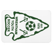 Wrentham Youth Soccer Car Magnet (Horizontal)