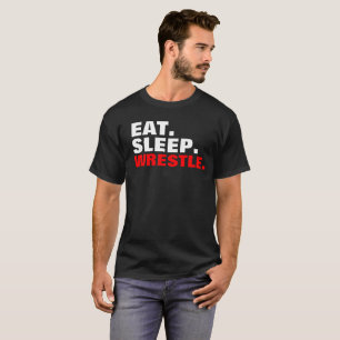 Wrestle - Der dunkle männliche T - Shirt