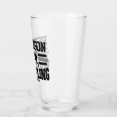 Wrestler ADD NAME School Athlete Wrestling Glas (Links)