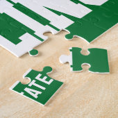 Wrestler ADNAME School Athlete Wrestling Team Puzzle (Seite)