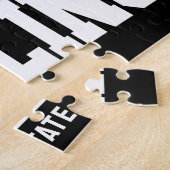 Wrestler ADNAME School Athlete Wrestling Team Puzzle (Seite)