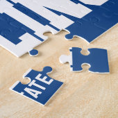 Wrestler ADNAME School Athlete Wrestling Team Puzzle (Seite)