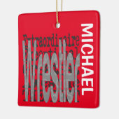 Wrestler Extraordinaire CUSTOM Keramikornament (Links)