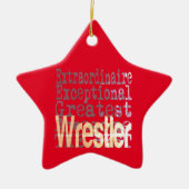 Wrestler Extraordinator Keramik Ornament (Vorne)