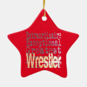 Wrestler Extraordinator Keramik Ornament (Hinten)