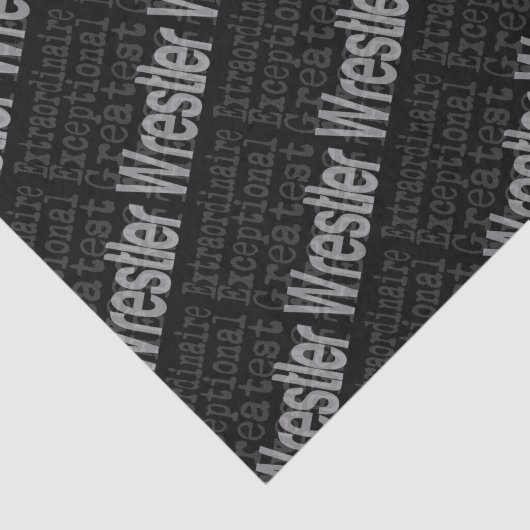 Wrestler Extraordinator Seidenpapier (Ausschnitt)