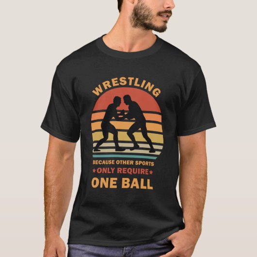 Wrestler Funny Wrestling T-Shirt (Vorderseite)