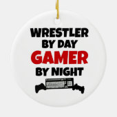 Wrestler Gamer Keramikornament (Hinten)