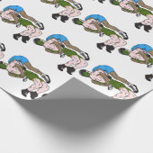 Wrestler Geschenkpapier (Ecke)