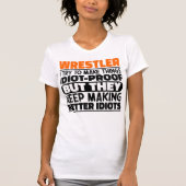 Wrestler Ich versuche, die Dinge Lustige Sprüche C T-Shirt (Vorderseite)