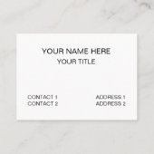 Wrestler Inspiration Wrestling Coach Visitenkarte (Rückseite)