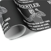 Wrestler Inspiration Wrestling Geschenkpapier (Rolleneckpunkt)