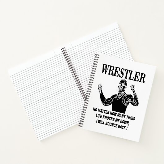 Wrestler Inspiration Wrestling Notizblock (Innenseite)
