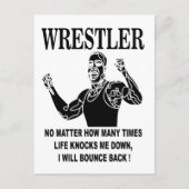 Wrestler Inspiration Wrestling Postkarte (Vorderseite)
