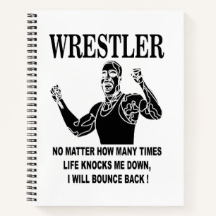 Wrestler Inspirational Wrestling Notizblock