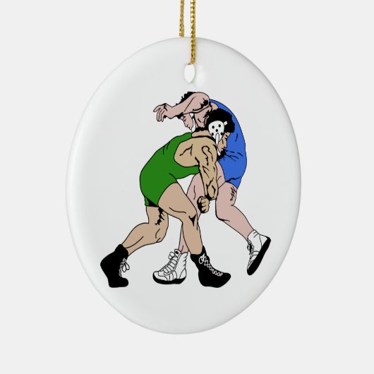 Wrestler Keramik Ornament (Rechts)