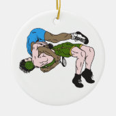 Wrestler Keramik Ornament (Vorne)