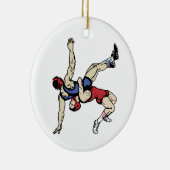 Wrestler Keramik Ornament (Rechts)