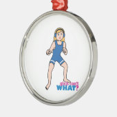 Wrestler - Licht/Blonde Ornament Aus Metall (Links)