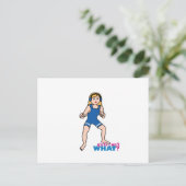 Wrestler - Licht/Blonde Postkarte (Stehend Vorderseite)