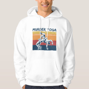 Wrestler Mord Yoga Vintage Retro Lustig Wrestling Hoodie