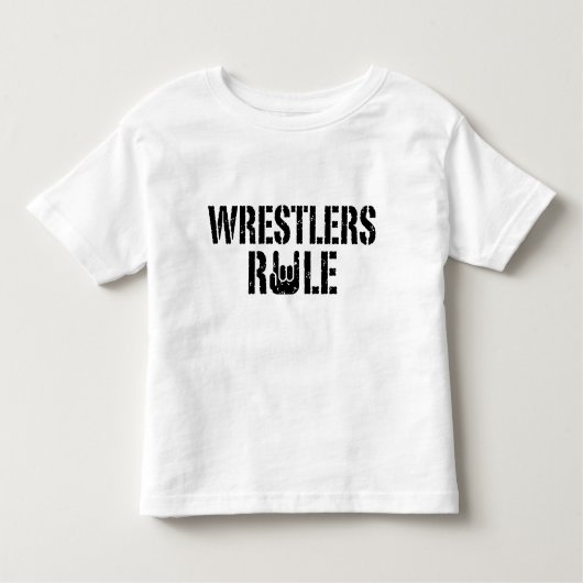 Wrestler-Regel Kleinkind T-shirt (Vorderseite)