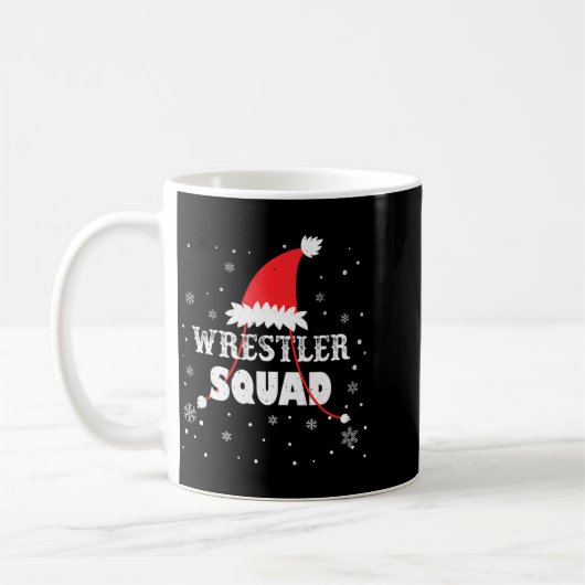Wrestler Squad Christmas Wrestling Matching Xmas  Kaffeetasse (Links)