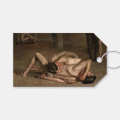Wrestler (von Thomas Eakins) Geschenkanhänger (Vorderseite (Horizontal))